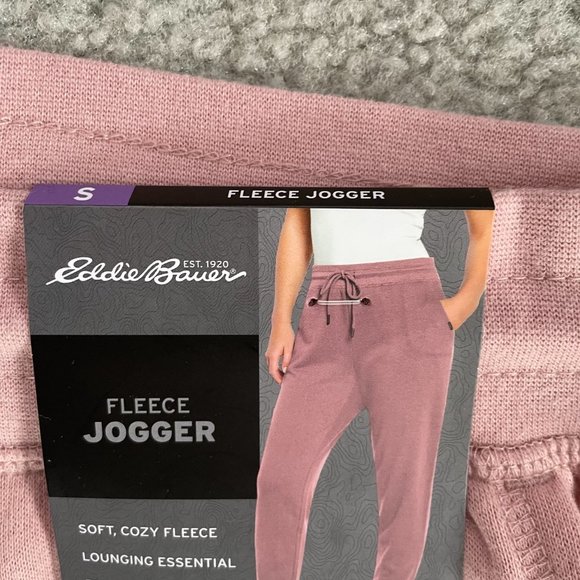 Eddie Bauer NWT Fleece Joggers Small - Picture 4 of 5